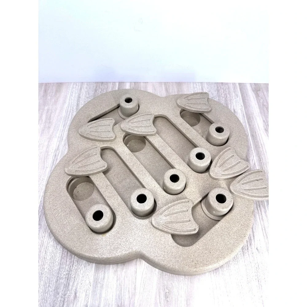 Outward‎ Hound Nina Ottosson Dog Brick Puzzle Toy Level 2 Treat Game Beige
